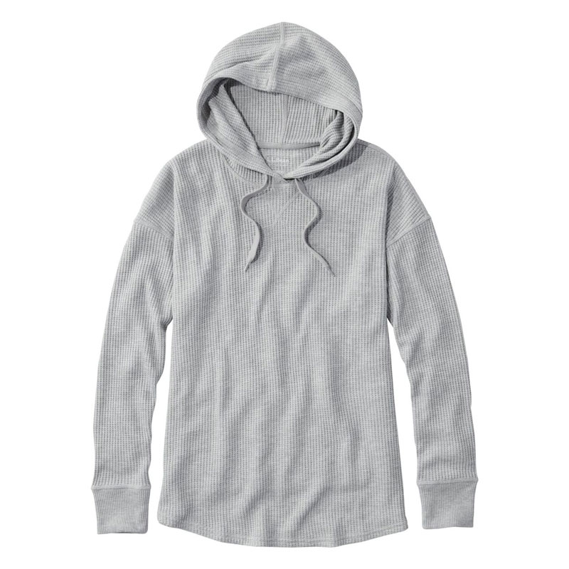 米国フィット・プチ ソフト・ストレッチ・ワッフル・フーディ