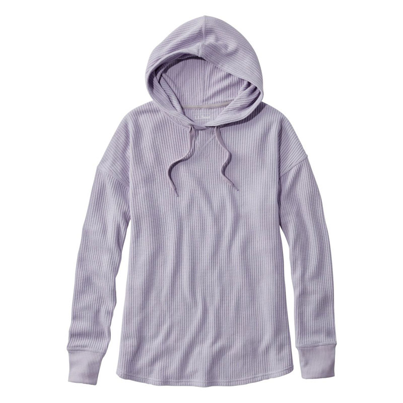 米国フィット・プチ ソフト・ストレッチ・ワッフル・フーディ