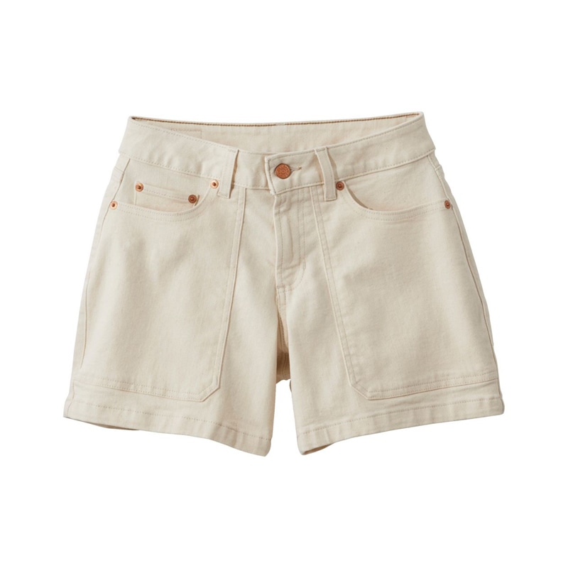 米国フィット・レギュラー ビーンフレックス・デニム・ショーツ、ミッドライズ