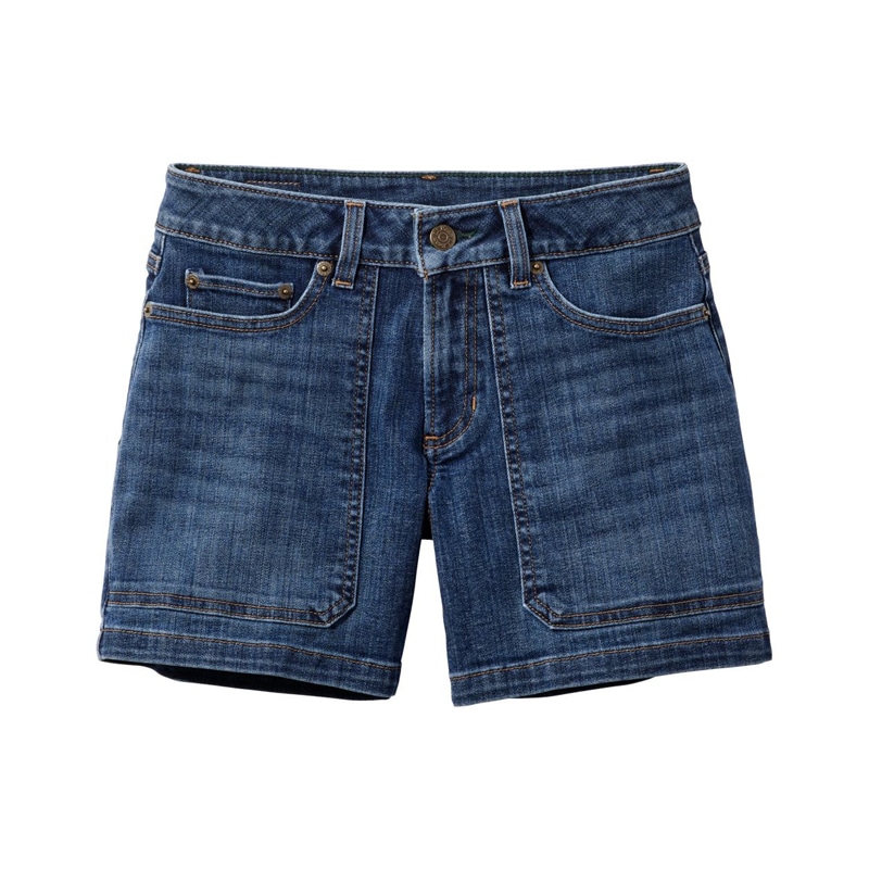 米国フィット・レギュラー ビーンフレックス・デニム・ショーツ、ミッドライズ