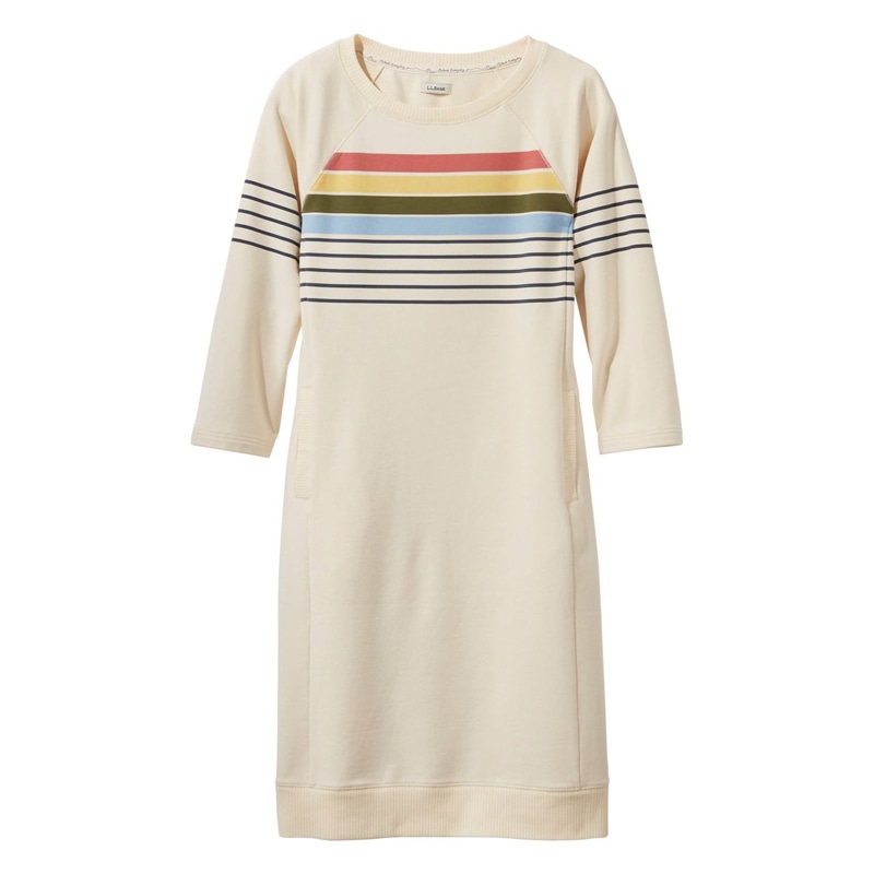 ジャパン・フィット エル・エル・ビーン 24/7 スウェット、ドレス ストライプ