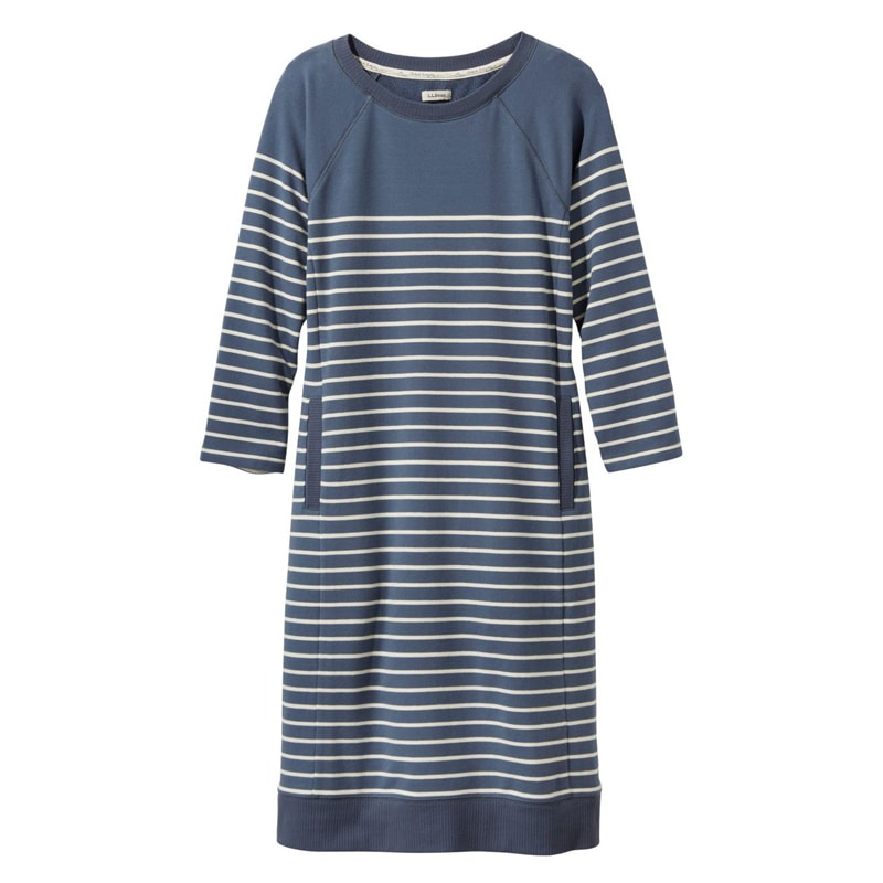 ジャパン・フィット エル・エル・ビーン 24/7 スウェット、ドレス ストライプ