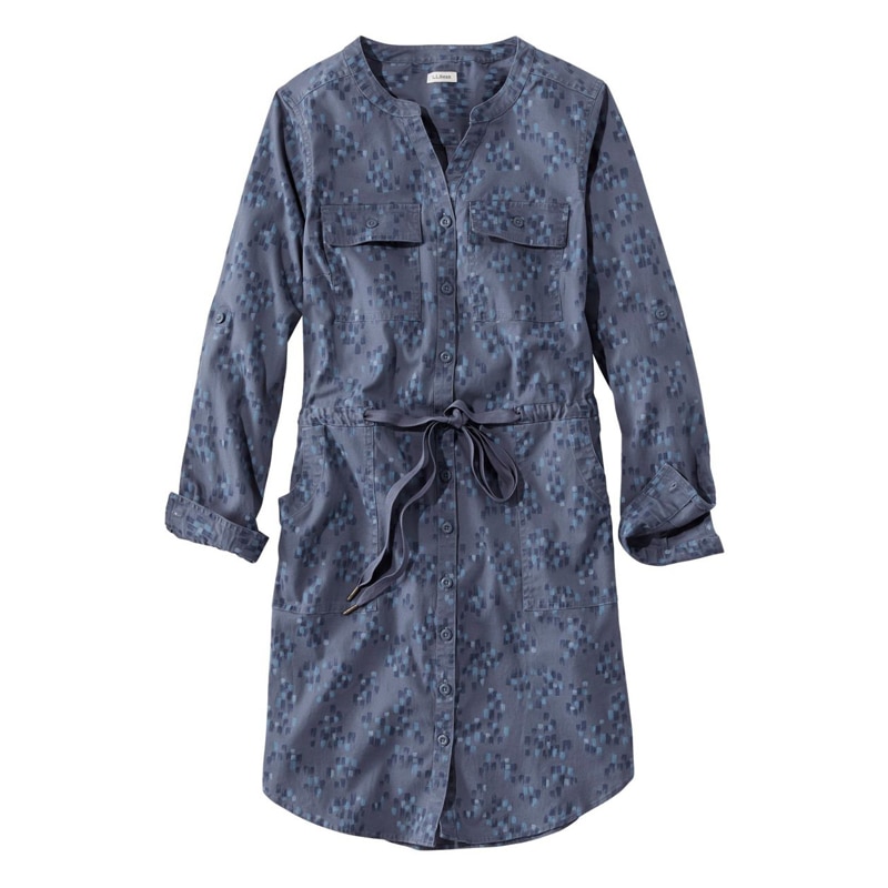 ジャパン・フィット コンフォート・コットン/テンセル・ドレス、プリント