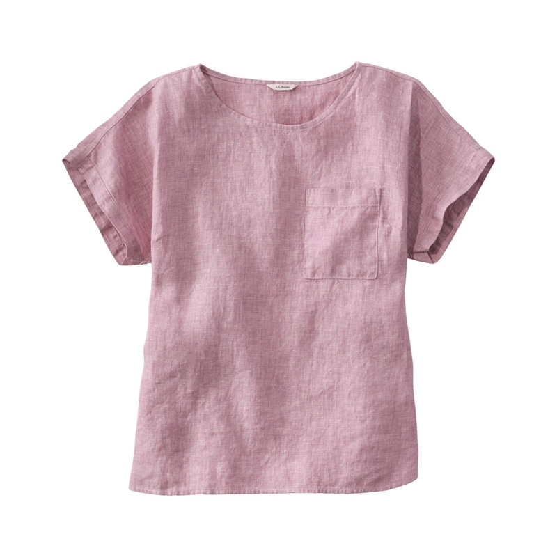 ジャパン・フィット プレミアム・ウォッシャブル・リネン・シャツ、半袖ティ