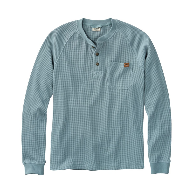 米国フィット・レギュラー ビーンビルト・ワッフル・ヘンリー、トラディショナル・フィット