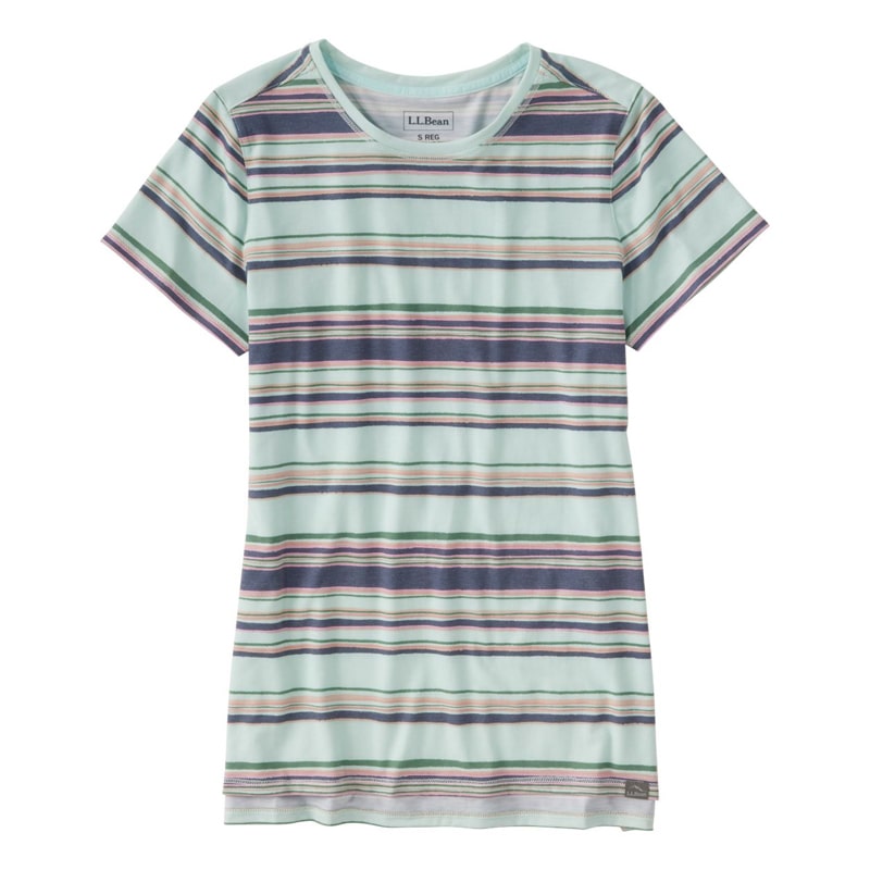 米国フィット・レギュラー エブリデイ・サンスマート・ティ、半袖　ストライプ