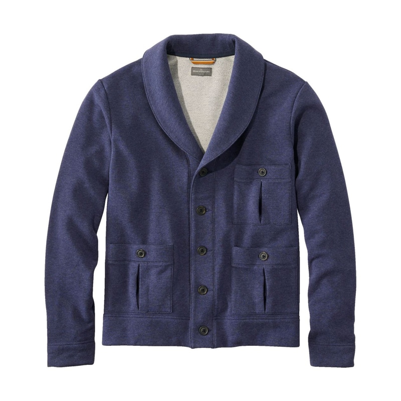 米国フィット・レギュラー シグネチャー・ヘリテージ・スウェットシャツ、カーディガン