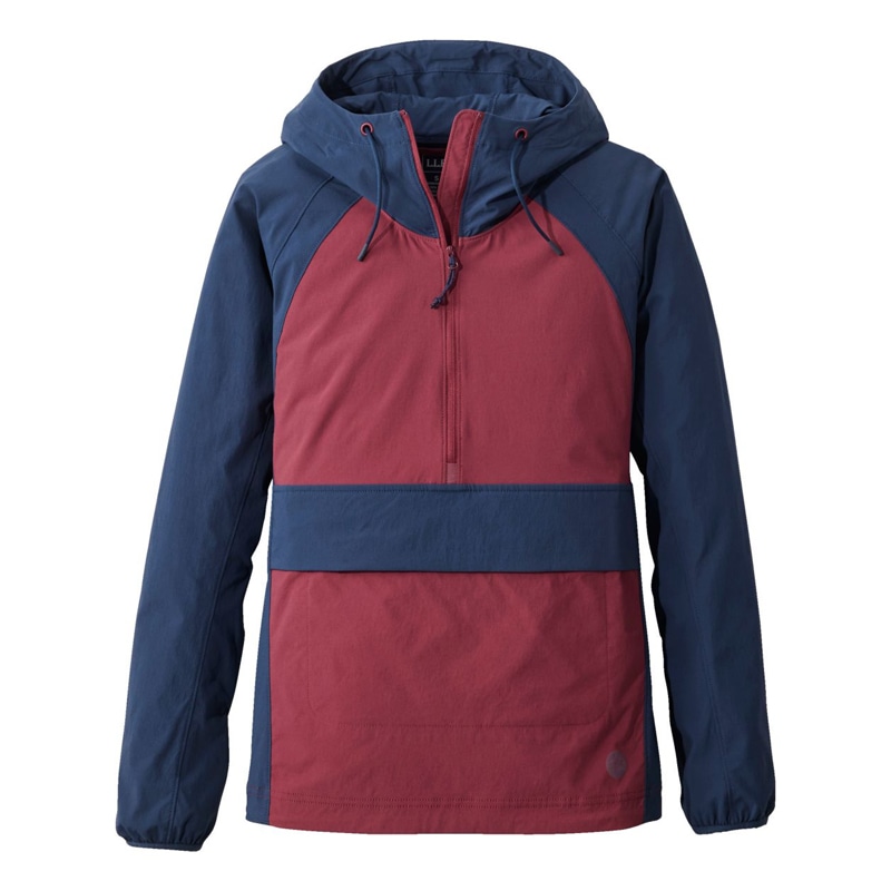 米国フィット・プチ ビーンズ・ベンチャーストレッチ・アノラック、カラーブロック