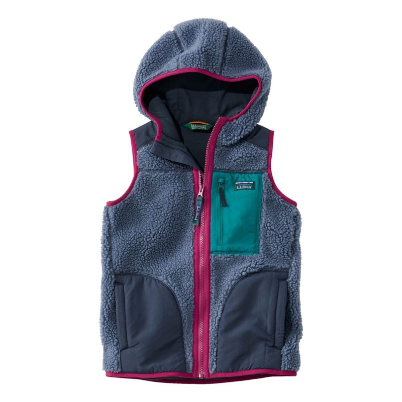 リトルキッズ・シェルパ・フリース・フード・ベスト