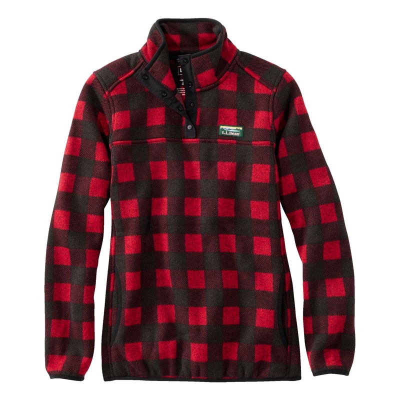 米国フィット・プチ エル・エル・ビーン・セーター・フリース・プルオーバー、プリント