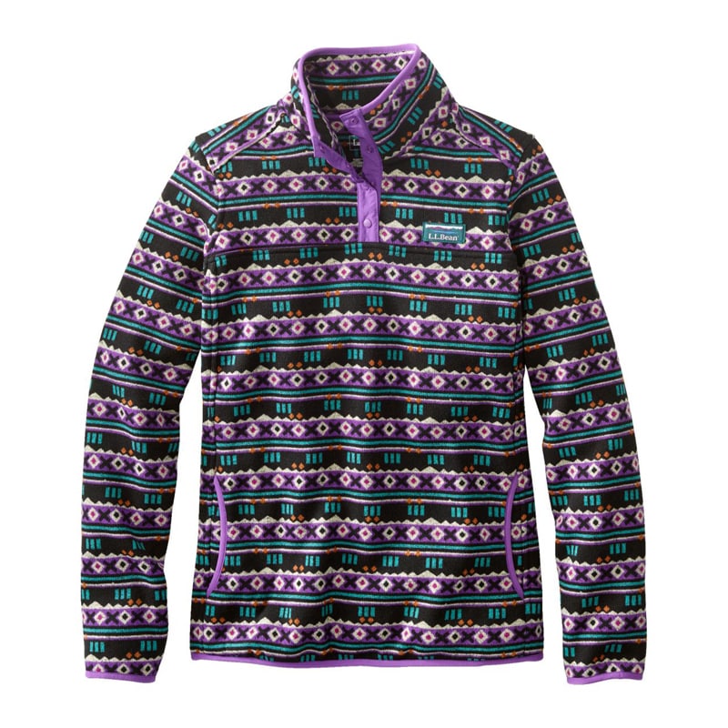 米国フィット・プチ エル・エル・ビーン・セーター・フリース・プルオーバー、プリント