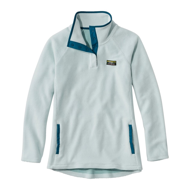 米国フィット・レギュラー タンブルド・シェルパ・フリース、スナップ・プルオーバー