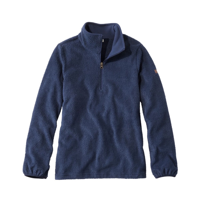 米国フィット・プチ コージー・コテージ・フリース、クォータージップ