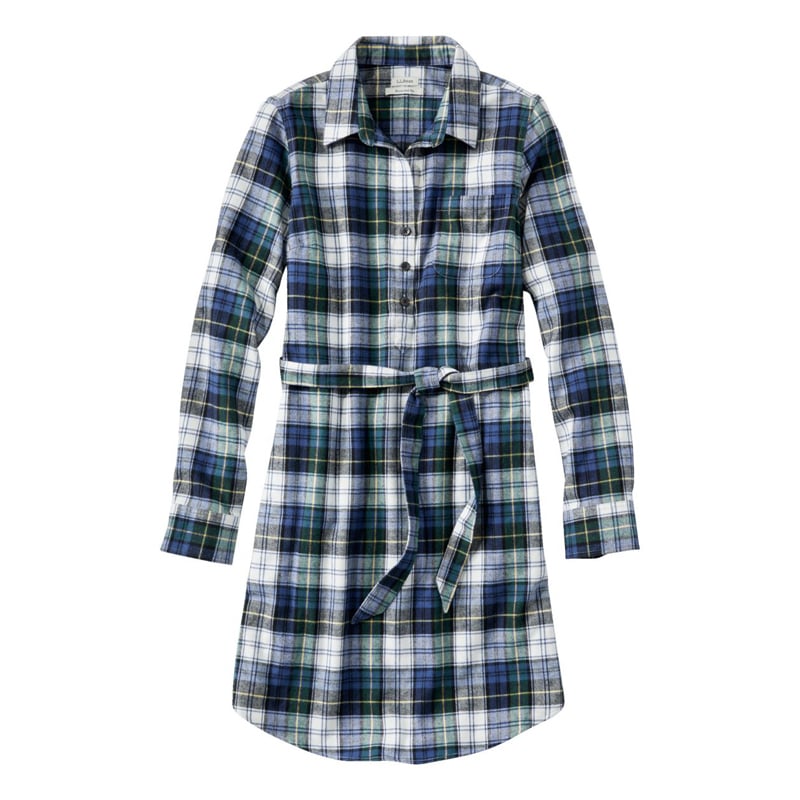 ジャパン・フィット スコッチ・プラッド・フランネル・チュニック・ドレス