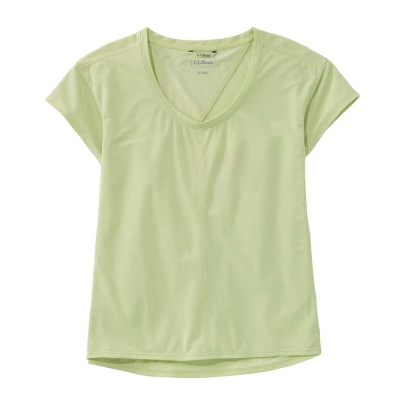 米国フィット・レギュラー リブ・パフォーマンス・ティ、半袖