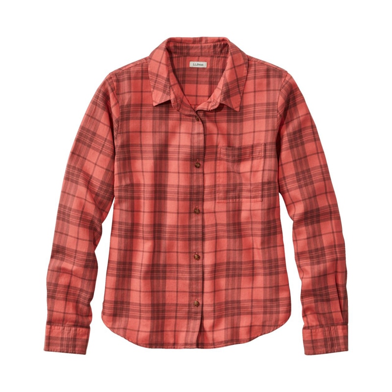 米国フィット・レギュラー フェザー・ソフト・ツイル・シャツ、長袖