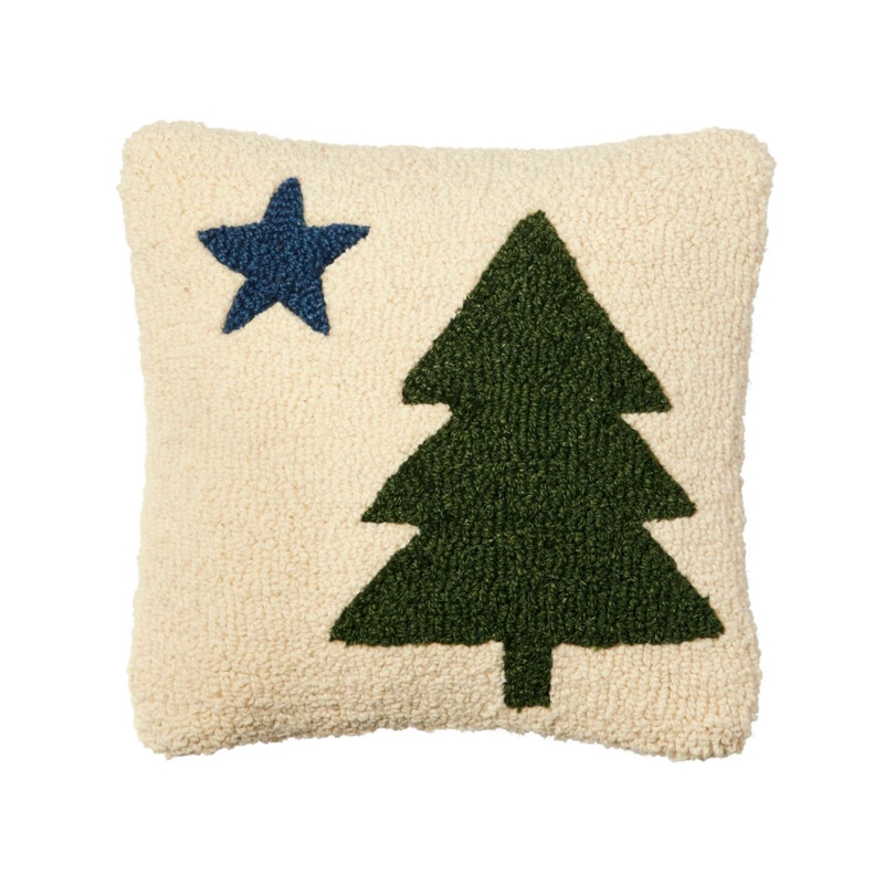 ウール・フック・スロー・ピロー、14" x 14" バケーションランド