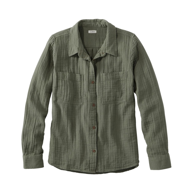 ジャパン・フィット クラウド・ガーゼ・シャツ、長袖