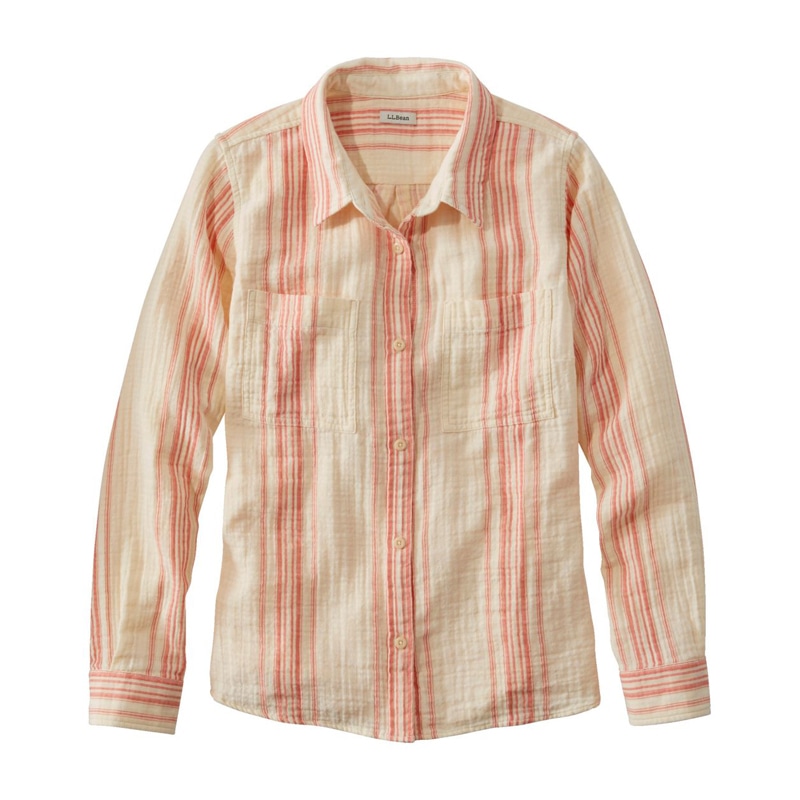 ジャパン・フィット クラウド・ガーゼ・シャツ、長袖