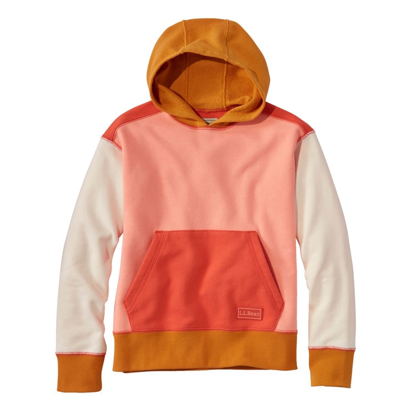 ビッグキッズ キッズ・アスレジャー・フーディ、カラーブロック