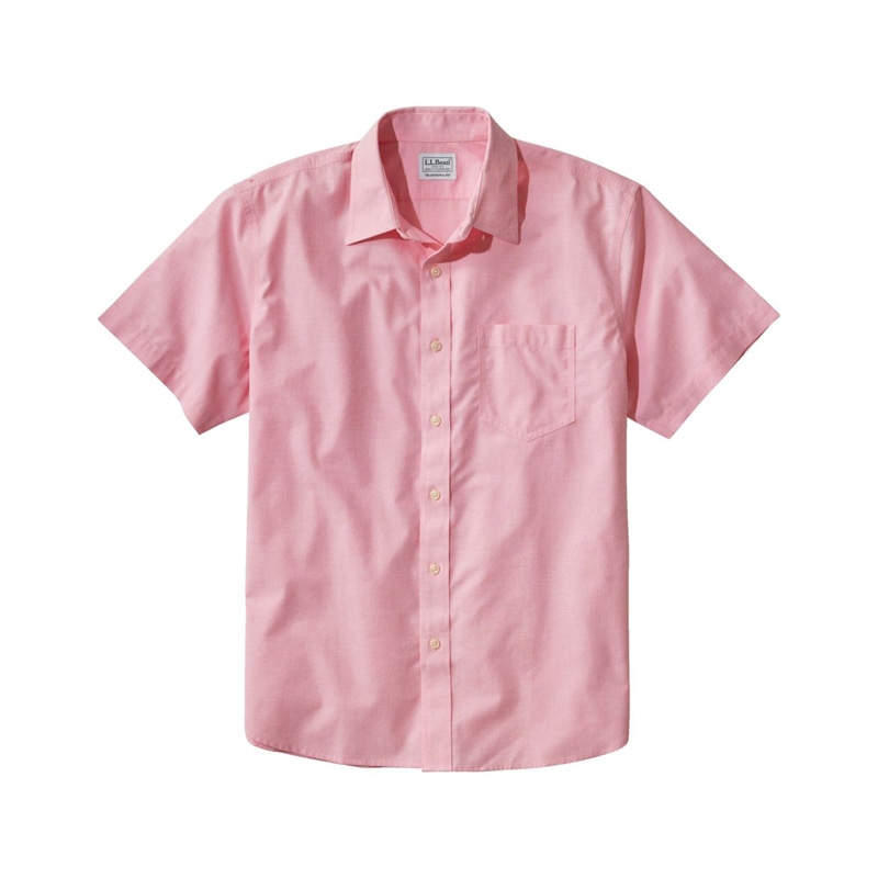 米国フィット・レギュラー ビーンズ・リンクルフリー（形態安定）・エブリデイ・シャツ、トラディショナル・フィット　半袖