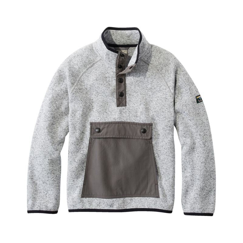 ビックキッズ・エル・エル・ビーン・セーター・フリース、ハーフスナップ