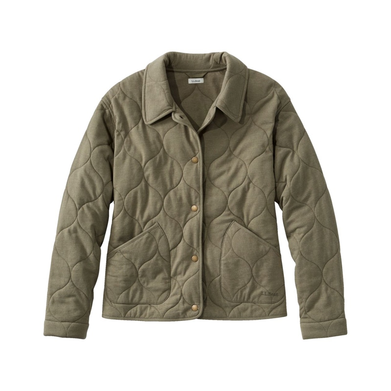 米国フィット・レギュラー キルト・ニット・ジャケット