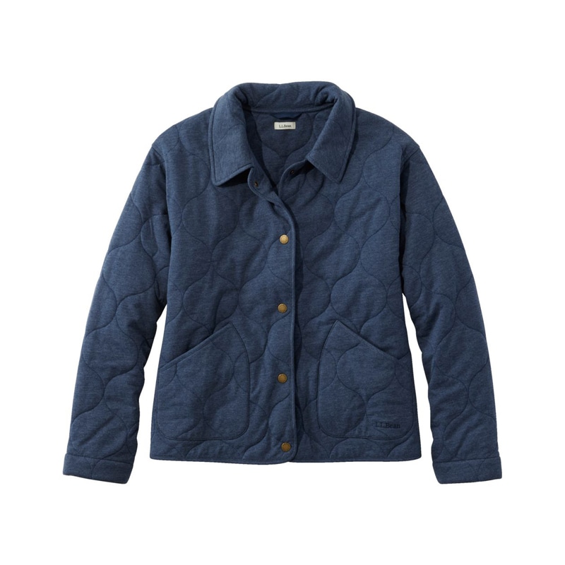 米国フィット・レギュラー キルト・ニット・ジャケット