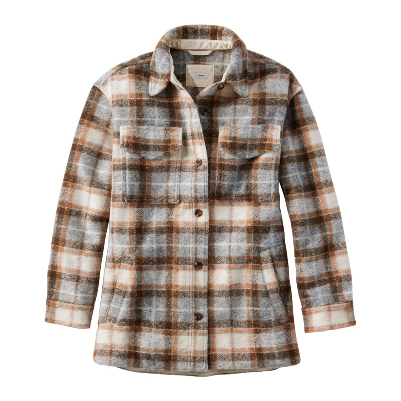 米国フィット・レギュラー ブラッシュ・プラッド・シャケット