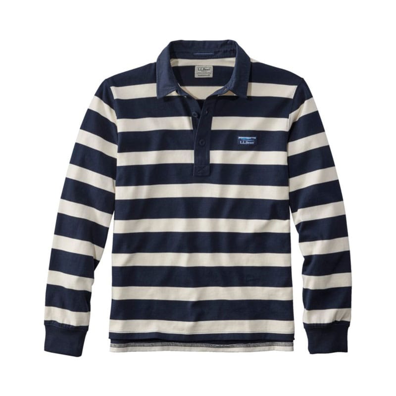 米国フィット・レギュラー ビンテージ・ソフト・ラグビー、ストライプ