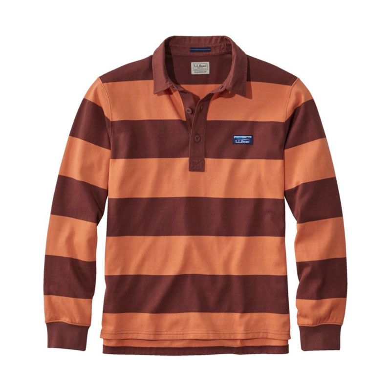 米国フィット・レギュラー ビンテージ・ソフト・ラグビー、ストライプ