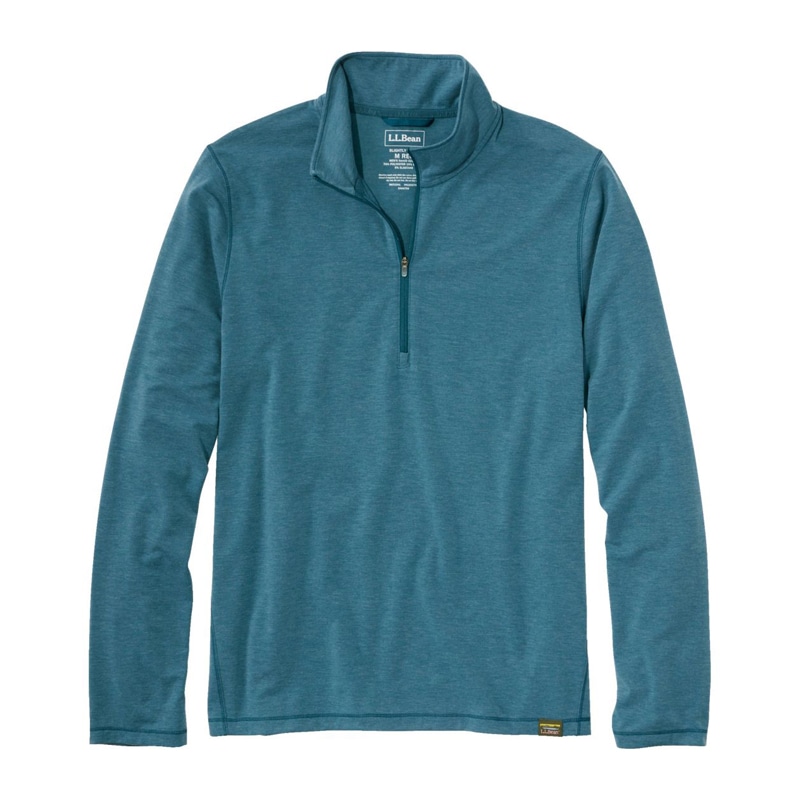 米国フィット・レギュラー エブリデイ・サンスマート・ティ、長袖　クォータージップ