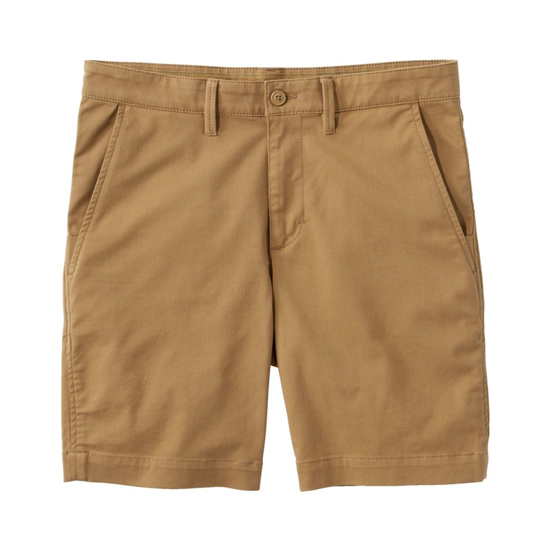 米国フィット・レギュラー コンフォート・ストレッチ・チノ・ショーツ、8インチ