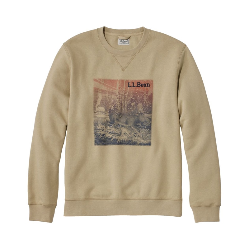 米国フィット・レギュラー カタディン・アイアン・ワークス・スウェットシャツ、クルーネック　グラフィック