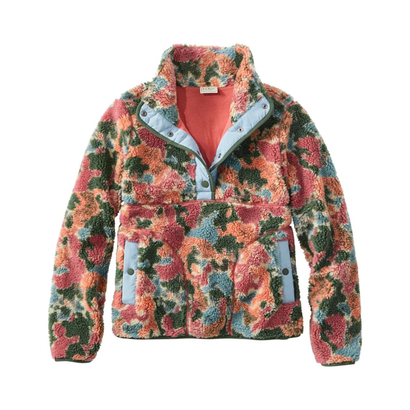 米国フィット・プチ ビーンズ・シェルパ・フリース・プルオーバー、プリント