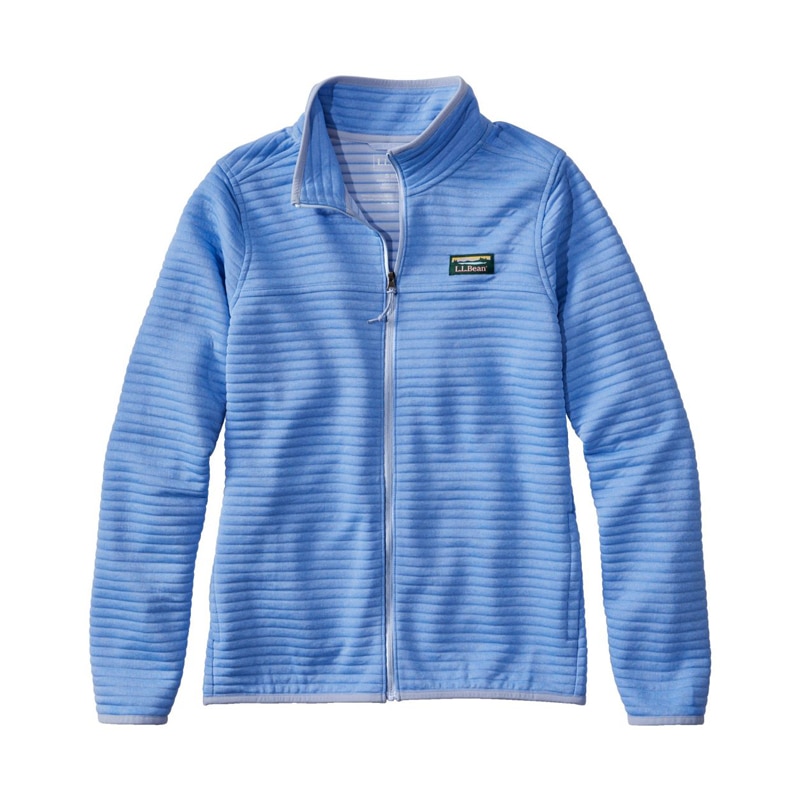 米国フィット・プチ エアーライト・ニット・フルジップ