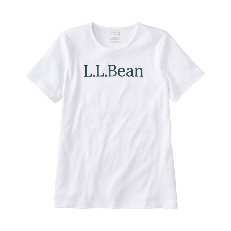 米国フィット・レギュラー ピマ・コットン・クルーネック・グラフィック・ティ