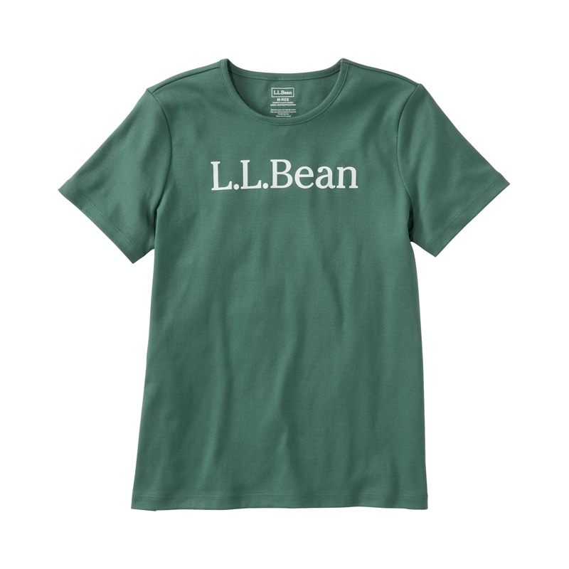 米国フィット・レギュラー ピマ・コットン・クルーネック・グラフィック・ティ