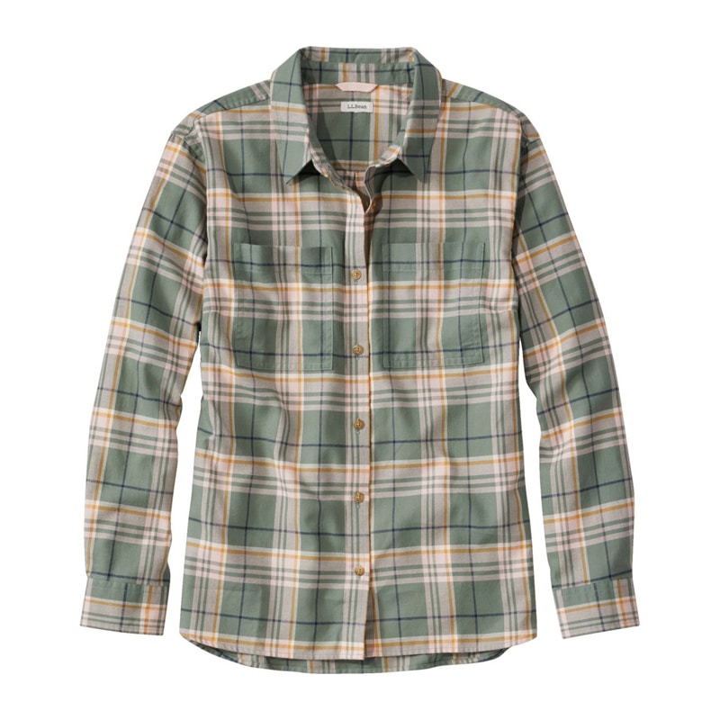 米国フィット・レギュラー ウィスパーウェイト・フランネル・シャツ