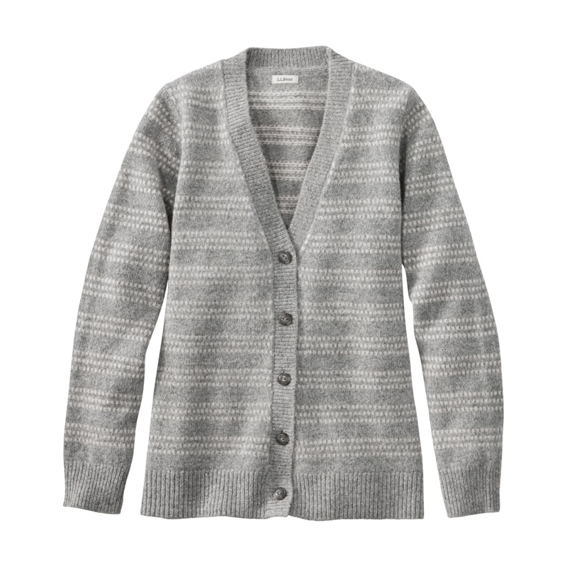 米国フィット・レギュラー ビーンズ・クラシック・ラグ・ウール・セーター、ボタンフロント・カーディガン ノベルティ