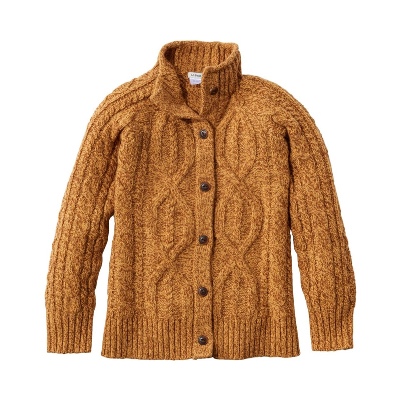 米国フィット・プチ 1912 ヘリテージ・ウールブレンド・モックネック・カーディガン